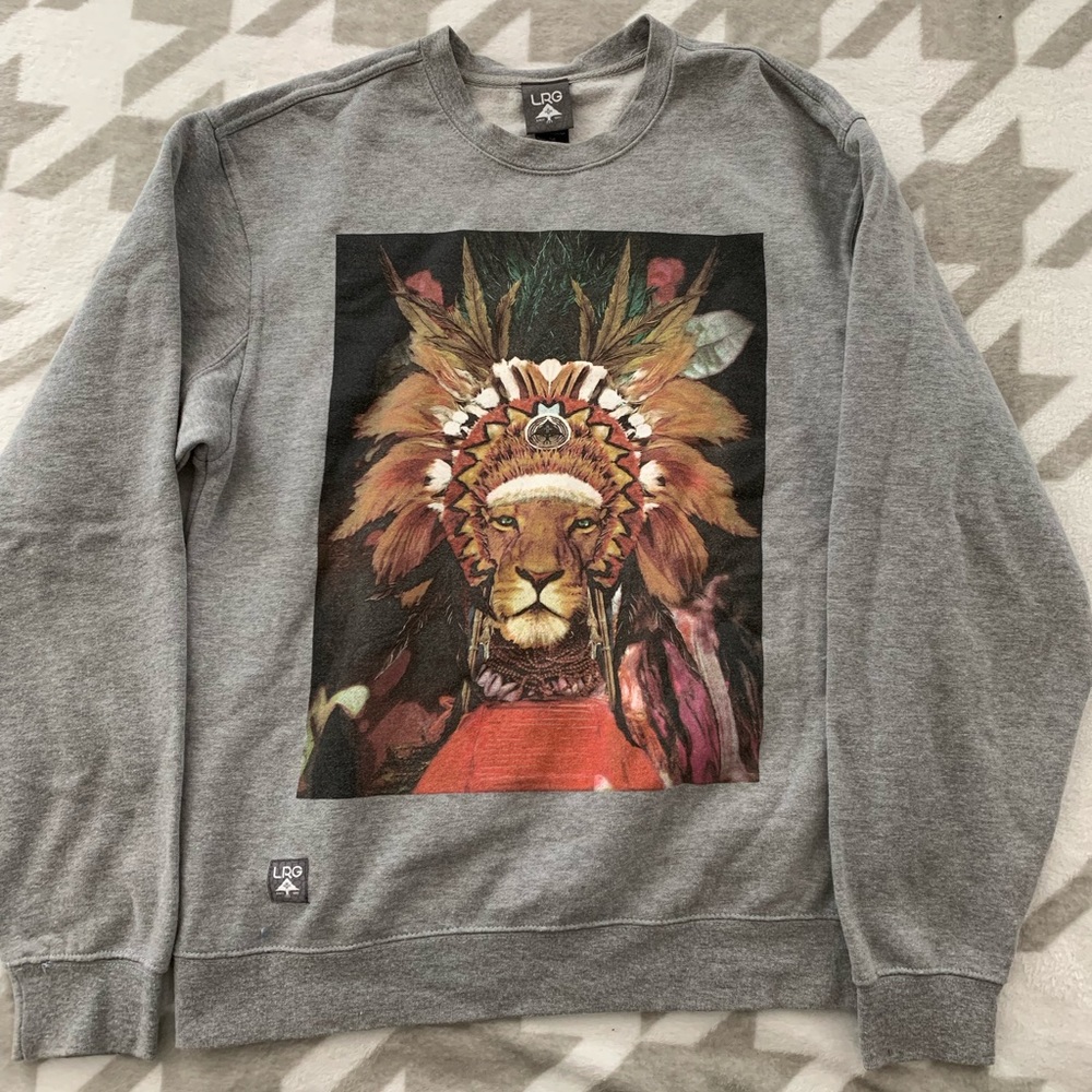 grey long sleeve LRG